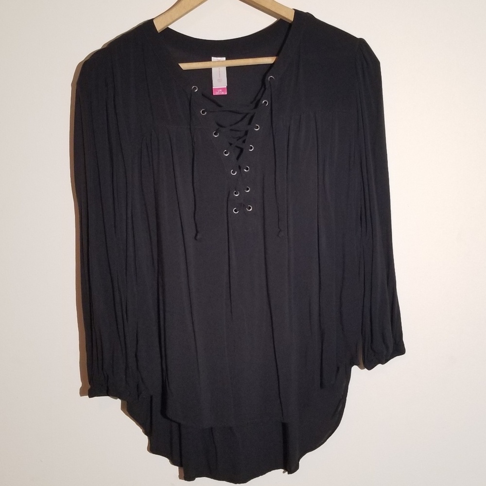 No Boundaries Black Fashion Top